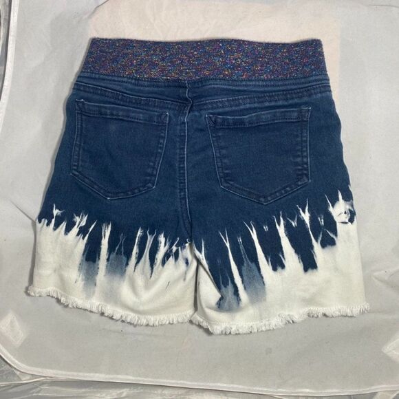 Black Daisy Girls Jeans Shorts - Sz 7 - Picture 1 of 5